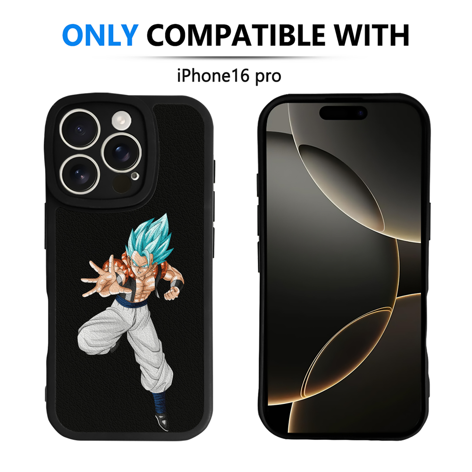 （画像用） ドラゴンボール ベジータ四世（Bejīta Yonsei）DRAGON BALL Vegeta IV 【iPhone 16シリーズ対応】シリコンスマホケース（レザー調） 材質：シリコン